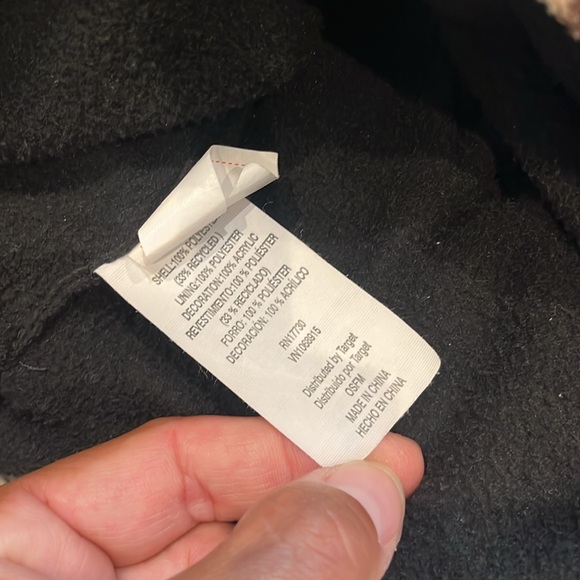 Leopard Print Fleece Hat for Girls - Picture 6 of 10